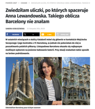 Travel PR publication from the original agency article