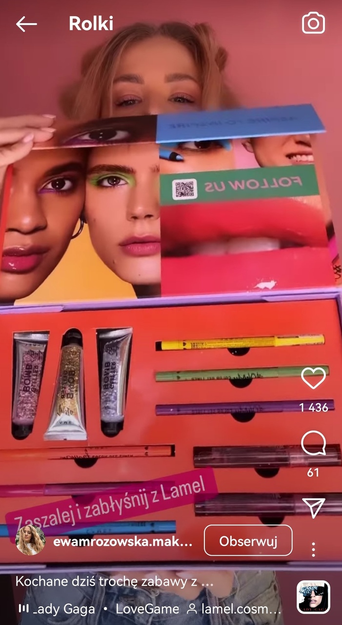 Instagram Reel by ewamrozowska.makeup with LAMEL products