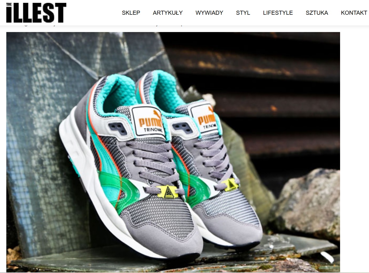 iLLEST article featuring PUMA Trinomic sneakers